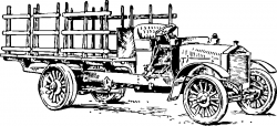 Старинный грузовик
