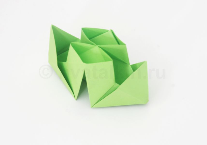 Пароход оригами